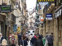 Die Altstadt von San Sebastien, ganz anders als Bilbao